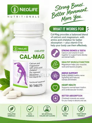 Chelated Cal-Mag Vitamin D3 - 90 Tablets
