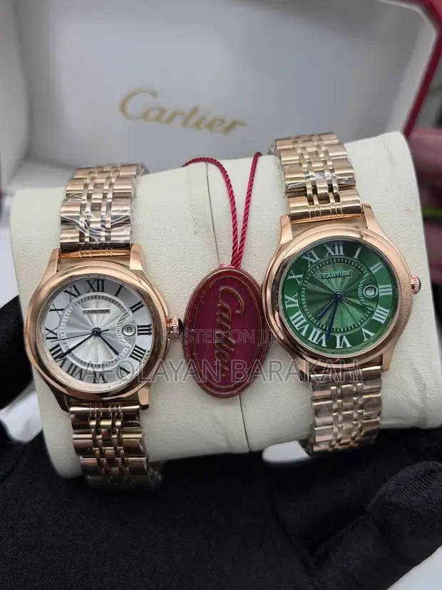 Couple Watch Set - Rose Gold Finish - 1