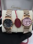 Couple Watch Set - Rose Gold Finish - 4