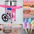 Heavy Duty Commercial 52cm Gas Cotton Candy Machine with Cart - 1