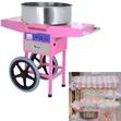Heavy Duty Commercial 52cm Gas Cotton Candy Machine with Cart - 2