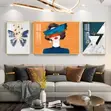 Elegant 3-in-1 Wall Painting Frames Set - 2