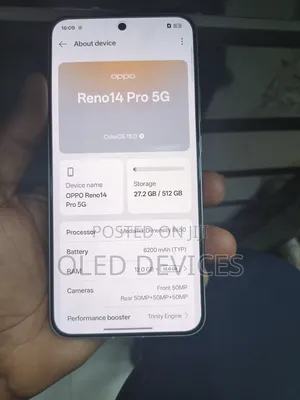 Oppo Reno14 Pro 5G 512GB White