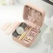 Karamin Akwatin Kayan Ja da Ja na PU Leather Mai ɗauka - 1