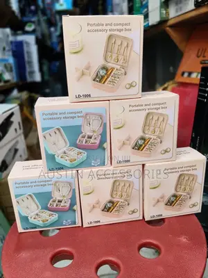 Karamin Akwatin Kayan Ja da Ja na PU Leather Mai ɗauka