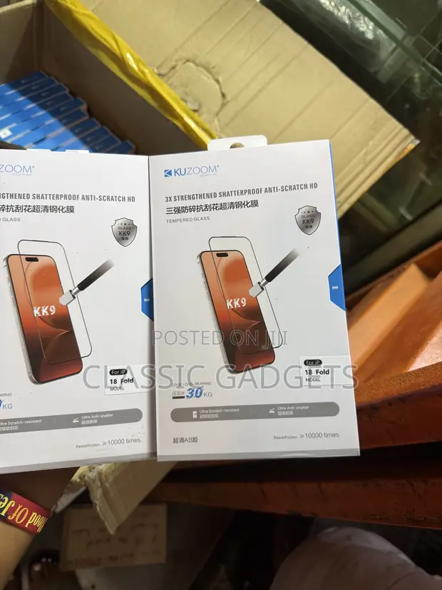 Kuzoom Anti-Scratch Clear Screen Protector for iPhone Duo - 1