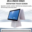 All-in-One POS Cash Register with 15.6" Dual Touch Screen, i5, Windows - 1