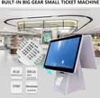 All-in-One POS Cash Register with 15.6" Dual Touch Screen, i5, Windows - 2