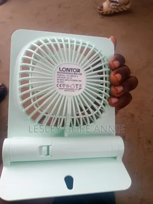 Lontor Rechargeable Mini Hand Fan - Sabon Abu