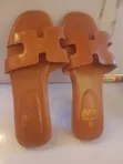 Brown Zara Slippers - Size 38 - 4