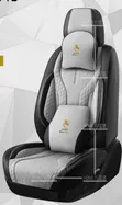 Luxury 11D Full Cover Seat Covers - Black/Grey - 2
