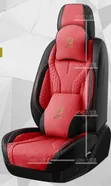 Luxury 11D High-Quality Universal Seat Covers (Black/Red) - 1