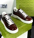 Gucci Luxury Men's Sneakers - Black Leather - 2