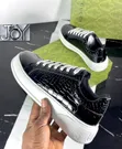 Gucci Luxury Men's Sneakers - Black Leather - 4