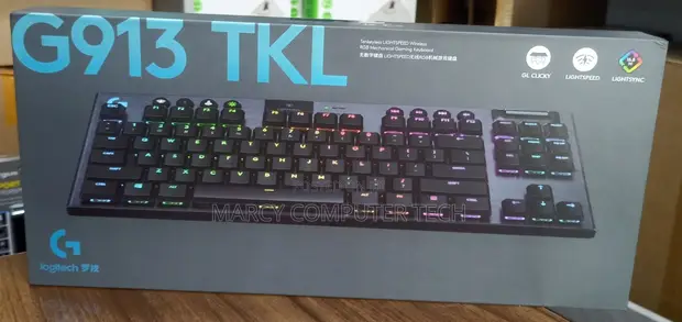 Logitech G913 TKL Wireless RGB Mechanical Keyboard - 1