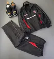 Babban Alatu Na Maza Na Siliki Cargo Track Suit - 5