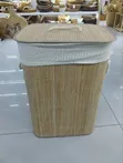 Babban Kwandon Wanki Na Katako Mai Girma Mai Rufe - 2