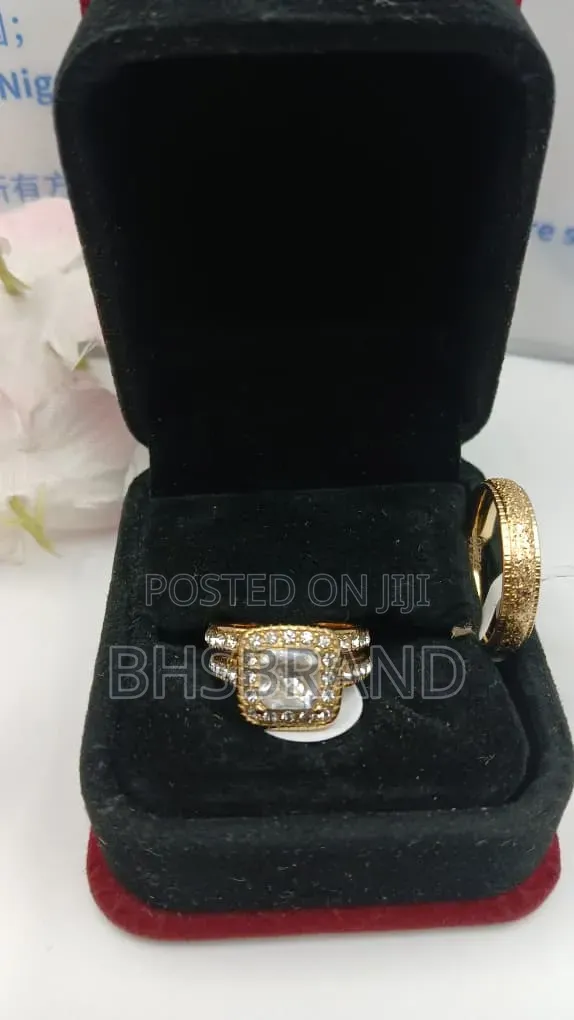 Stainless Steel Couple Wedding Rings - 1
