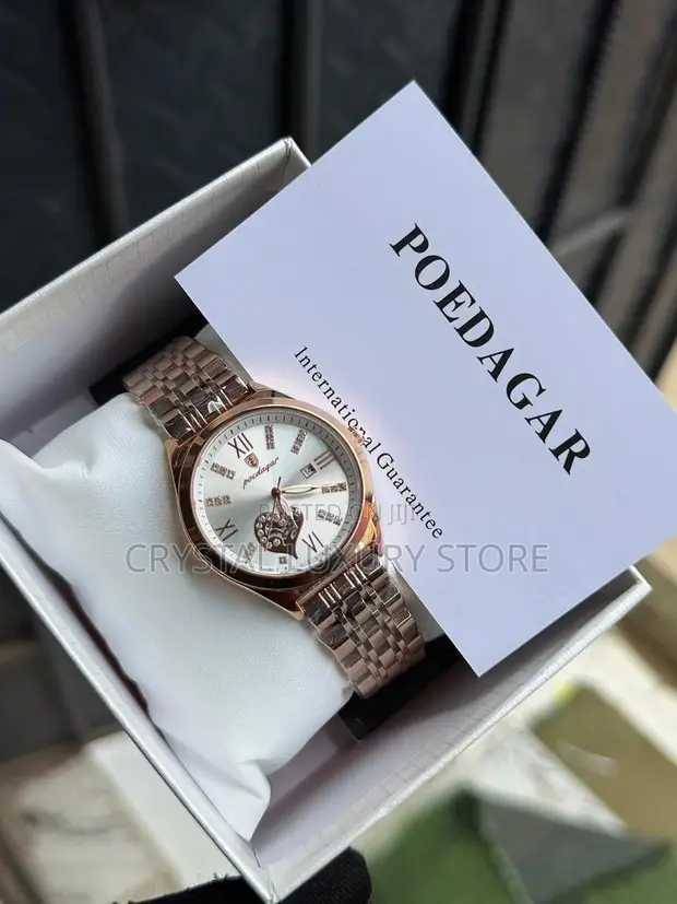 Poedagar Quality Ladies Chain Strap Wristwatch - 1