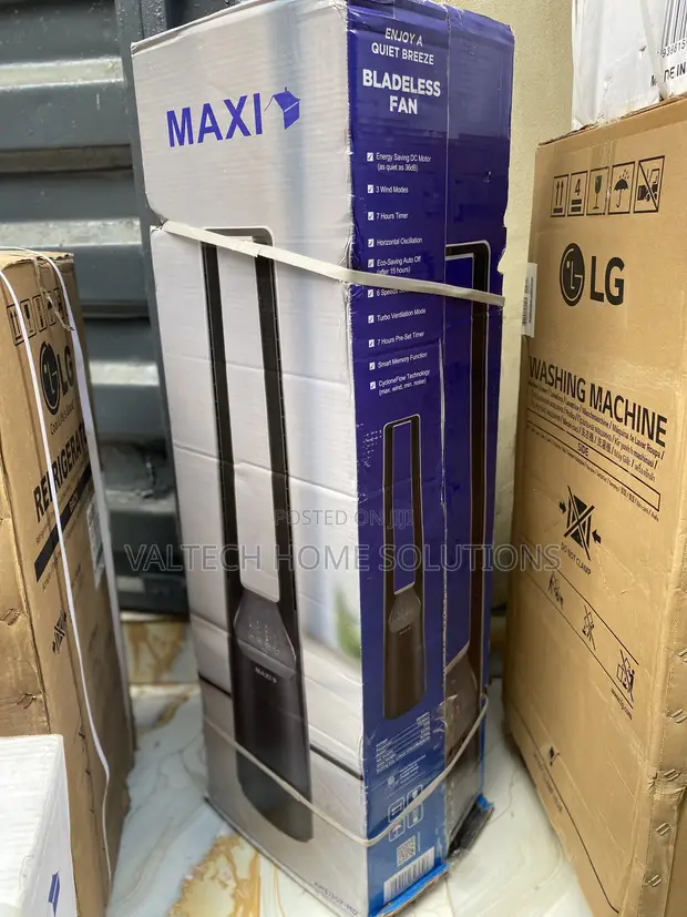 Maxi Bladeless Standing Fan na Asali - 1