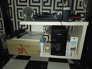 White TV Stand with Drawer - Home Interiors