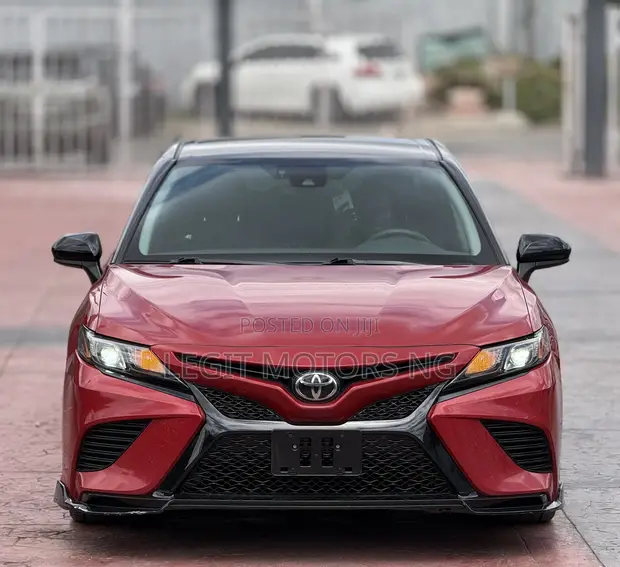 2020 Toyota Camry TRD V6 FWD Red - 1