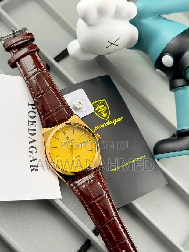 Poedagar Mechanical Leather Watch - Brand New - 1