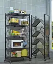 5-Layer Foldable Kitchen Organizer Rack - 2