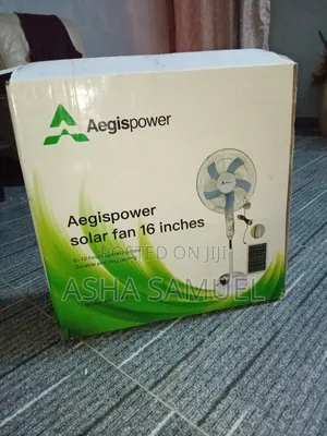 Aegispower 16-Inch Fan Mai Amfani Da Hasken Rana