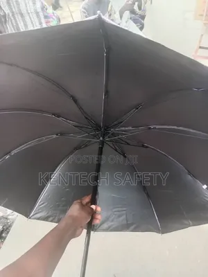 Black Handheld Umbrella