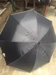 Black Handheld Umbrella - 2