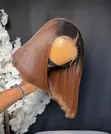 10" Honey Brown SDD Vietnam Bone Straight Hair - 200g - 2