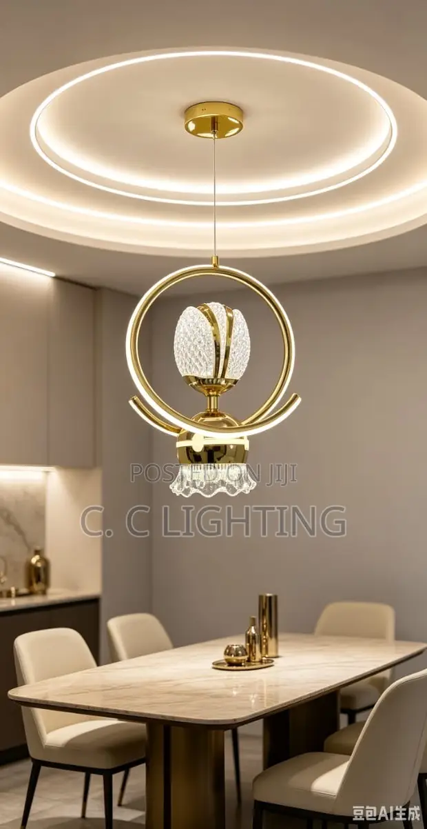 Sarkakiyar Crystal ta Nordic ta Zamani Mai Zagaye - 1