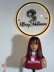 10'' 2/4 Vietnamese Bonestraight Wig with 2/4 Closure - 3