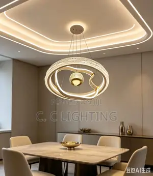 Nordic Modern Luxury Crystal Starry Sky Chandelier