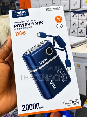 Hrolan P2 20,000mAh 120W Fast Charging Power Bank