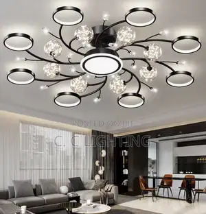 Modern Black Ceiling Chandeliers don Masu Zaman Gine