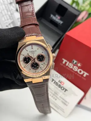 Tissot PRX Chronograph - Silver Dial, Rose Gold Case