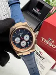Tissot PRX Chronograph - Silver Dial, Rose Gold Case - 2
