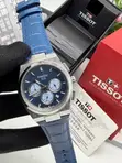 Tissot PRX Chronograph - Silver Dial, Rose Gold Case - 4