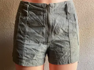 Women's Olive Green Utility Shorts