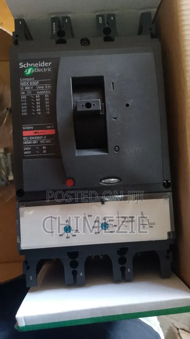 Schneider Electric 630A 3-Pole MCCB - 1
