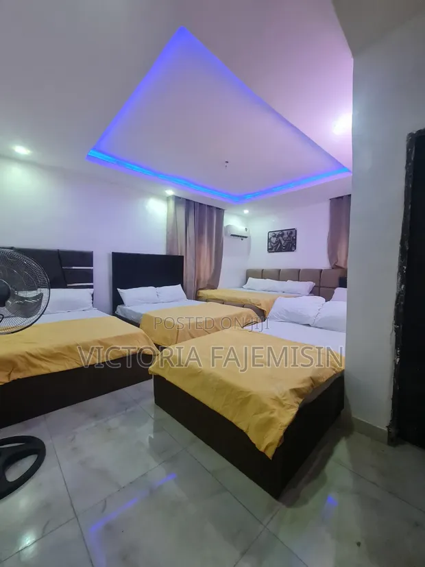 Furnished 3-Bedroom Shared Apartment in Phase 2 Yawahab, Wuye - 1