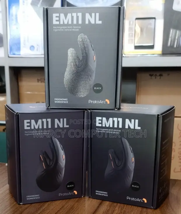 ProtoArc EM11 NL Wireless Ergonomic Vertical Mouse - 1