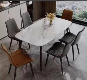 Modern 4 Seater Dining Table with Chairs