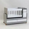 Mothercare 4-in-1 Convertible Baby Crib & Storage Unit - 1