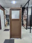 Turkish PVC Toilet Door - Brown - 1