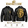 Empire Code Premium Leather Jacket - Black - 2