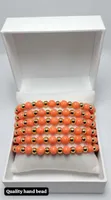 Gold-Bead Stack Bracelets - Set of 6 - 1