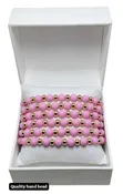 Gold-Bead Stack Bracelets - Set of 6 - 3